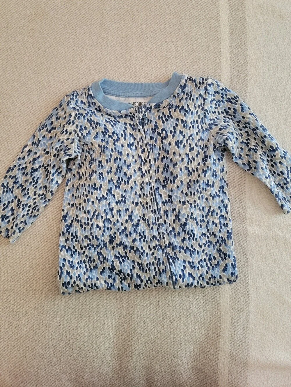 Set Of 3 Pajamas Footed Sleepers Size 6-9 Months